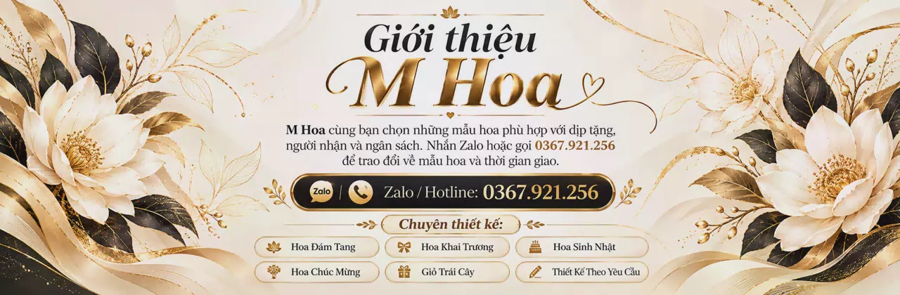 Ảnh bìa Shop hoa tươi Khánh Hòa - Chăm chút món quà từ sắc hoa